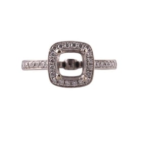 Gabriel & Co 14k Gold Diamond Engagement Ring Setting