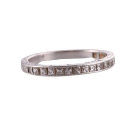 Platinum Diamond Band Ring