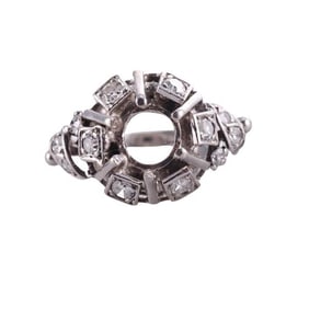 Platinum Diamond Ring Setting