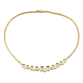 Ilias Lalaounis 18k Yellow Gold Mesh Necklace