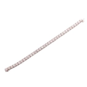 17.44ctw Diamond 18k Gold Tennis Bracelet