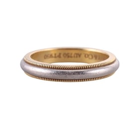 Tiffany & Co Together Platinum Gold Band Ring