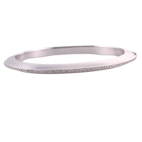 Hellmuth 18k Gold Diamond Bangle Bracelet