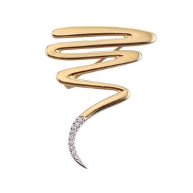 Tiffany & Co Picasso 18k Gold Brooch Pin