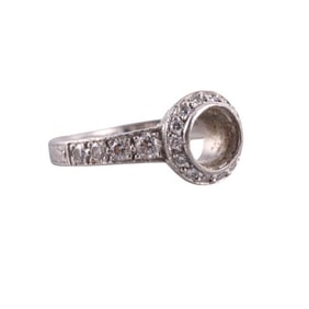 Platinum Diamond Engagement Ring Setting