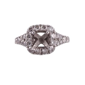 Platinum Diamond Engagement Ring Setting