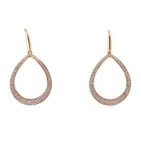 Ippolita 18k Gold Diamond Drop Earrings