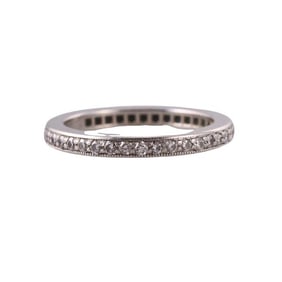 Tiffany & Co Platinum Diamond Eternity Band Ring