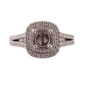 Vera Wang 14k Gold Diamond Engagement Ring Setting