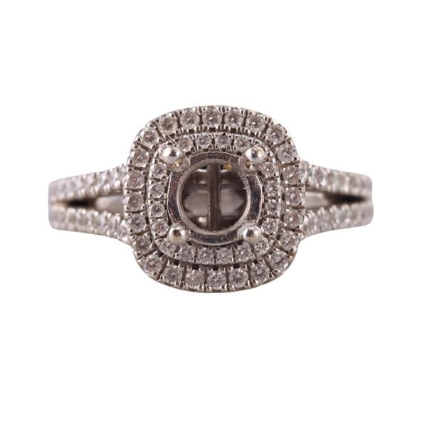 Vera Wang 14k Gold Diamond Engagement Ring Setting (1 of 3)