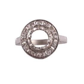 Platinum Diamond Ring Setting