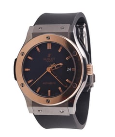 Hublot Classic Fusion 18k Rose Gold Titanium Automatic Watch 511N01181RX