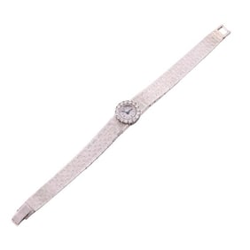 Piaget Midcentury 14k Gold Diamond Backwind Lady's Watch
