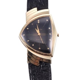 Hamilton Ventura 14k Gold Vintage Electric  Watch