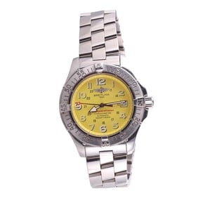 Breitling Super Ocean Yellow Dial Automatic Watch A17360