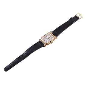 Paul Valette 1950s 14k Gold Watch