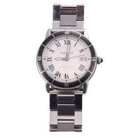 Cartier La Reina Automatic Steel Watch 3886