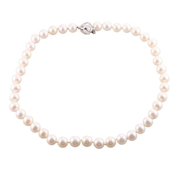 Sterling Silver Pearl Necklace (1 of 4)