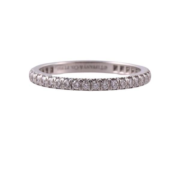 Tiffany & Co Platinum Diamond Eternity Band Ring (1 of 3)