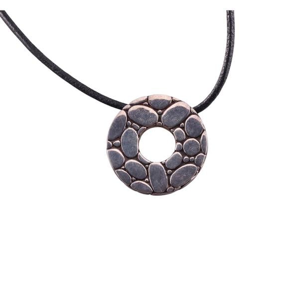 John Hardy Kali Sterling Silver Pendant Cord Necklace (1 of 4)