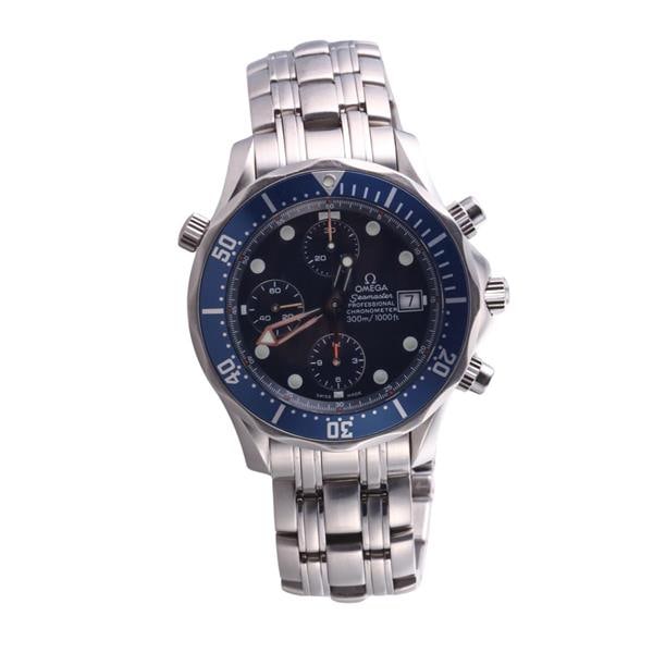 Omega Seamster Chronograph Blue Automatic Watch 2599.80.00 (1 of 4)