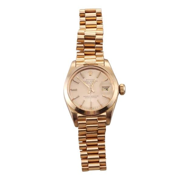 Rolex Datejust 18k Gold Lady's Watch 6916 (1 of 4)