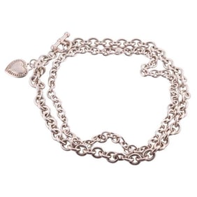 Judith Ripka Silver Oval Link Necklace Lot of 2