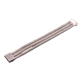 John Hardy Silver Triple Row Bracelet