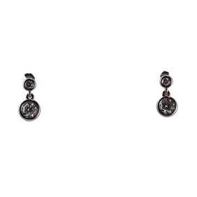 14k Gold Diamond Drop Earrings