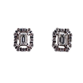 14k Gold Diamond Stud Earrings