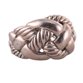 David Yurman Sterling Silver Woven Cable Ring