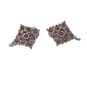 18k Gold Diamond Earrings