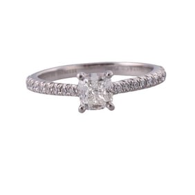Tiffany & Co 0.55ct H IF Diamond Engagement Ring