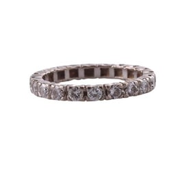18k Gold Diamond Eternity Band Ring