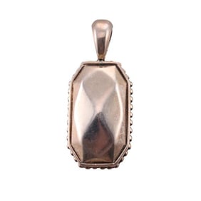 Lagos Caviar Silver Pendant