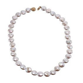 14k Gold Pearl Necklace