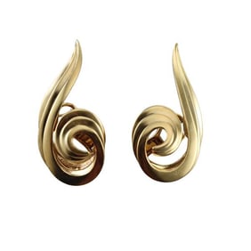 Jose Hess 18k Yellow Gold Earrings