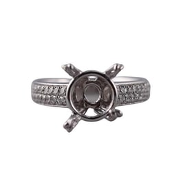 18k Gold Diamond Engagement Ring Setting