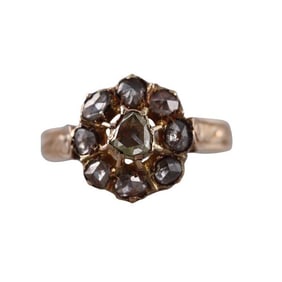 Antique Rose Gold Diamond Ring