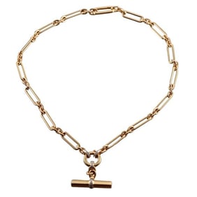David Yurman 18k Gold Diamond Lexington Chain Necklace