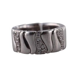Marina B 18k Gold Diamond Band Ring