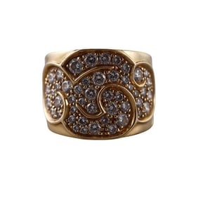 Marina B Onda 18k White Gold Diamond Ring
