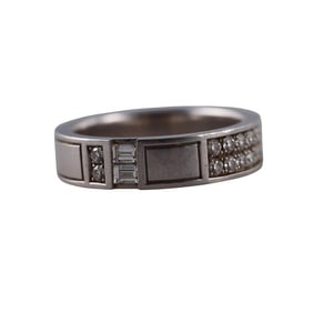 Harry Winson Traffic Platinum Diamond Wedding Band Ring