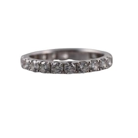 18k Gold Eternity Diamond Band Ring