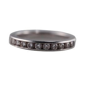 Tiffany & Co Platinum Diamond Band Ring