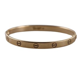 Cartier Love  Vintage 18k Yellow Gold Bracelet Sz 19