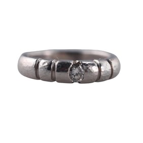 Platinum Diamond Band Ring