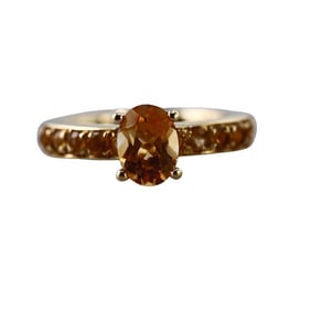 H. Stern 18k Gold Yellow Sapphire Ring