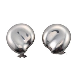 Tiffany & Co Elsa Peretti Silver Bead Earrings