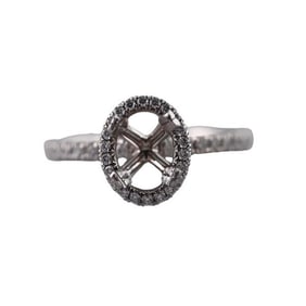 Platinum Diamond Engagement Ring Setting